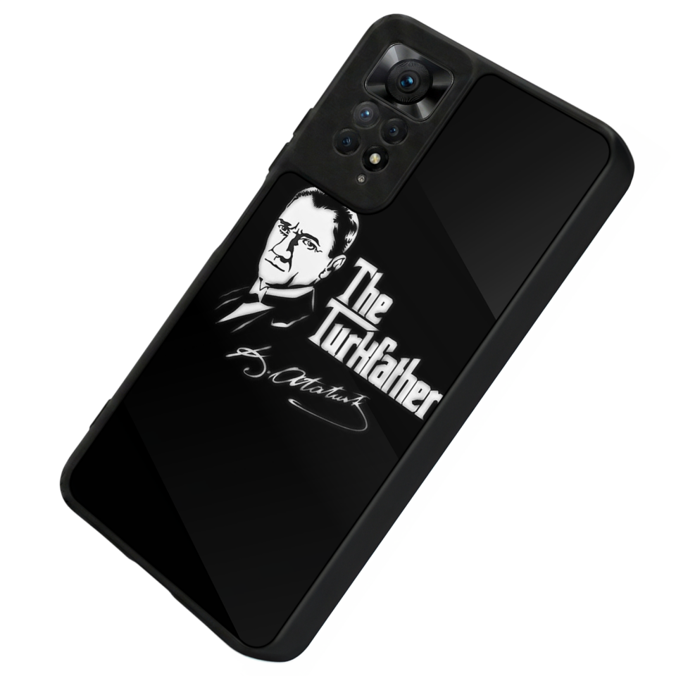 Xiaomi Redmi Note 12 Pro Uyumlu  Mustafa Kemal Ataturk Tasarımlı Glossy Premium Kılıf