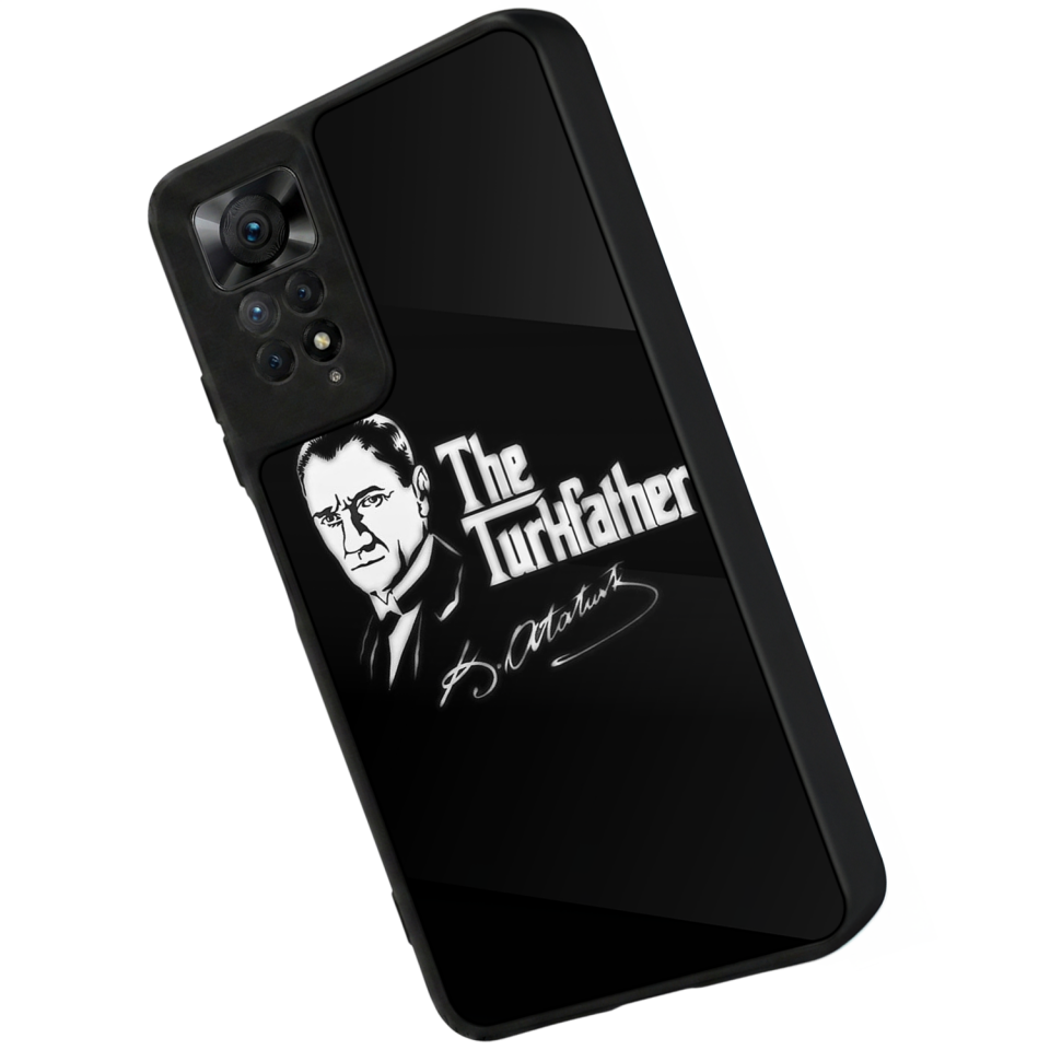 Xiaomi Redmi Note 12 Pro Uyumlu  Mustafa Kemal Ataturk Tasarımlı Glossy Premium Kılıf