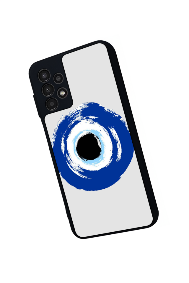 Samsung Galaxy A23 Uyumlu Nazar Tasarımlı Glossy Premium Kılıf