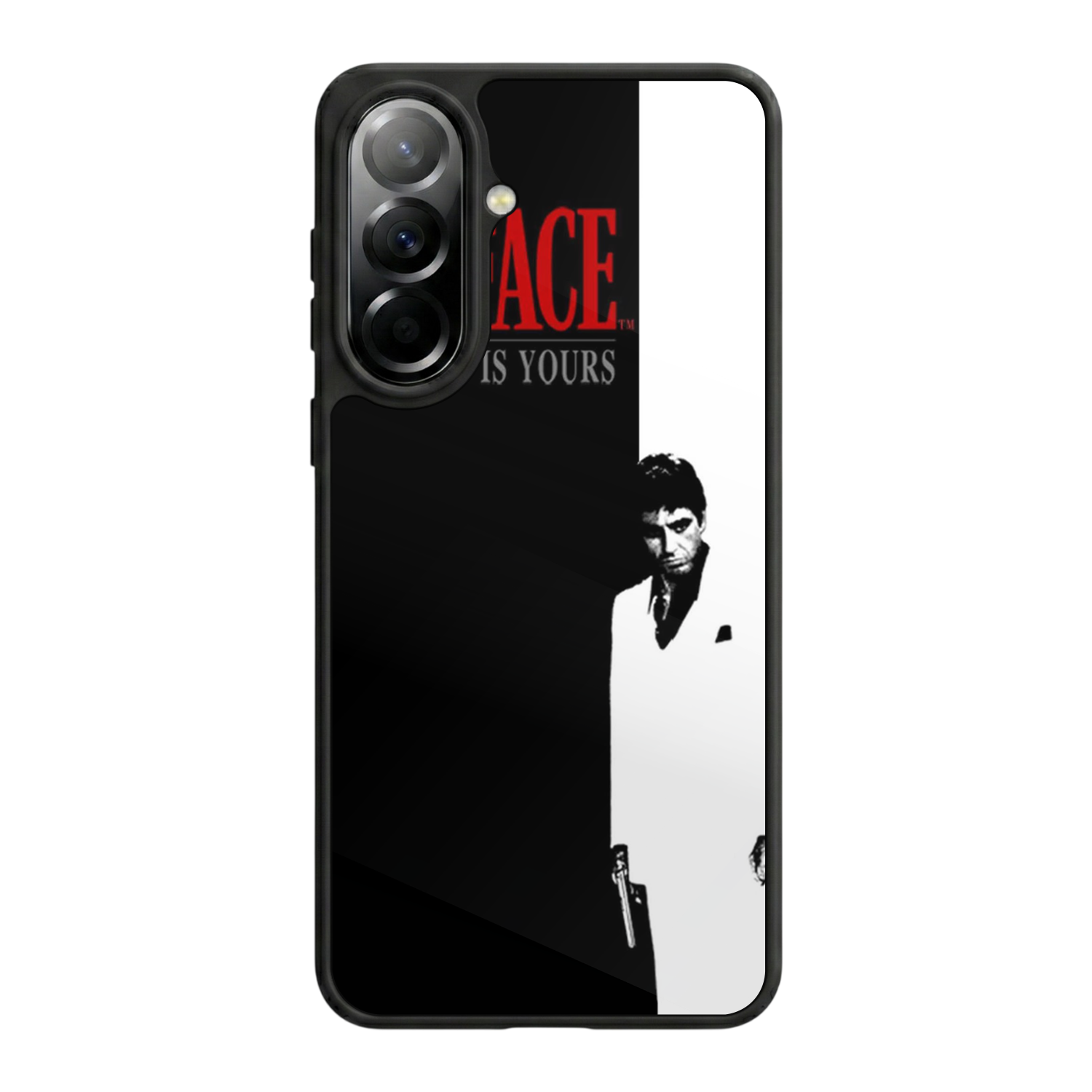 Samsung Galaxy A57 Uyumlu Scarface Tasarımlı Glossy Premium Kılıf