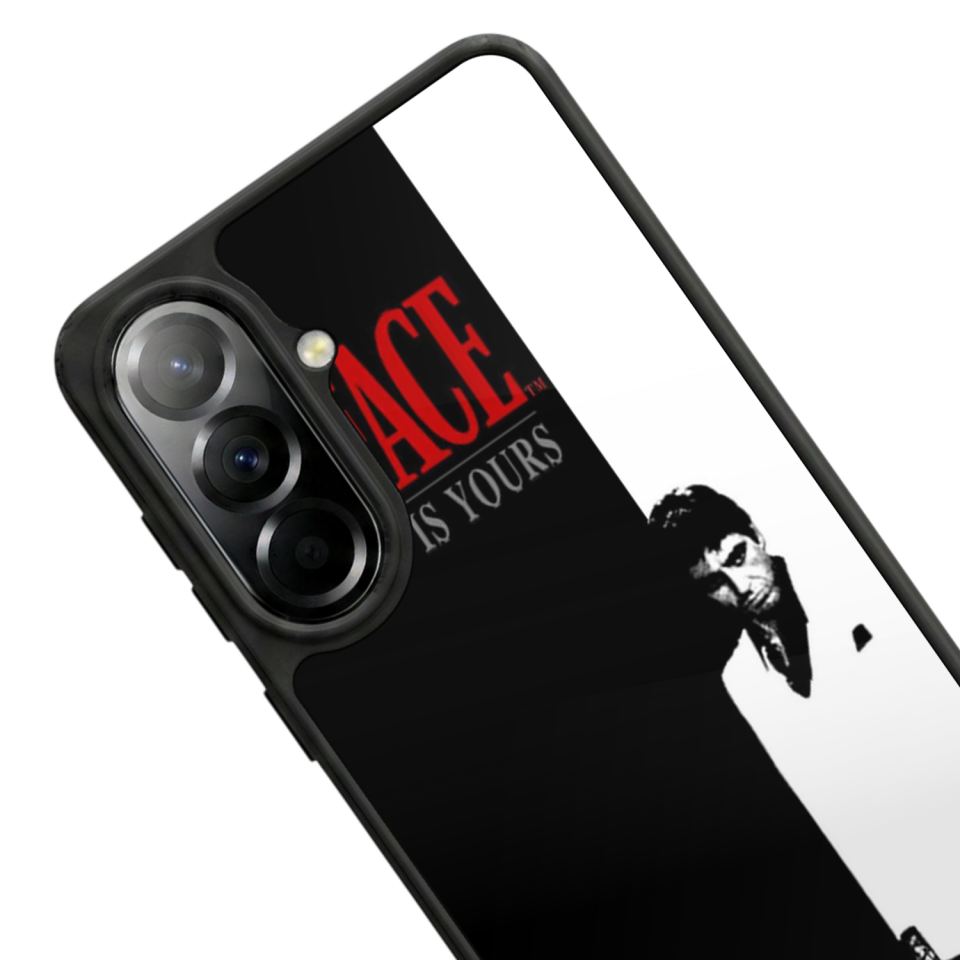 Samsung Galaxy A57 Uyumlu Scarface Tasarımlı Glossy Premium Kılıf