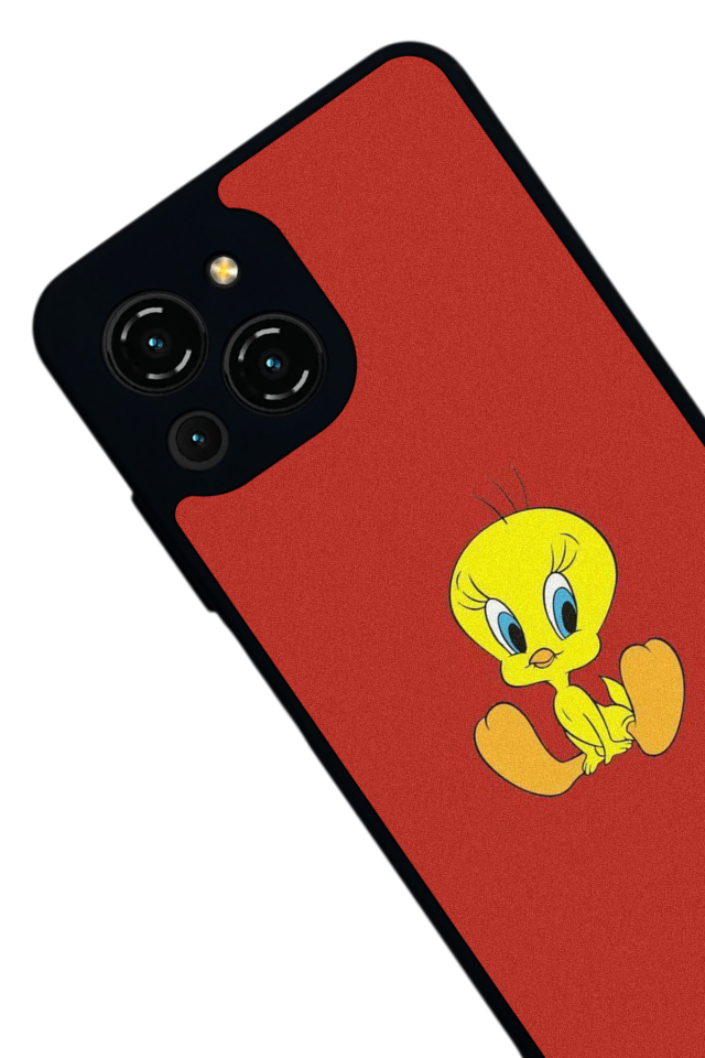 Reeder S23 Pro Max Uyumlu tweety Tasarımlı Glossy Premium Kılıf