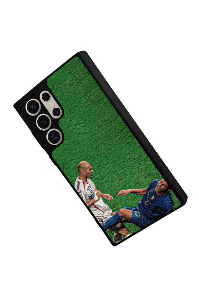 Samsung Galaxy S24 Ultra Uyumlu Zidane Tasarımlı Glossy Premium Kılıf