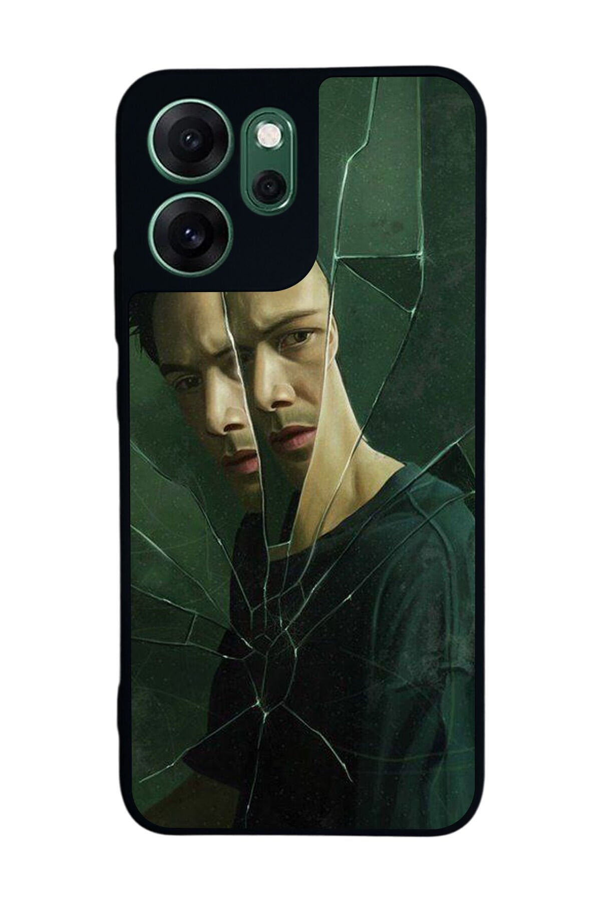 Oppo Reno 14F Uyumlu MatriOppo Oppo Reno 14F Tasarımlı Glossy Premium Kılıf