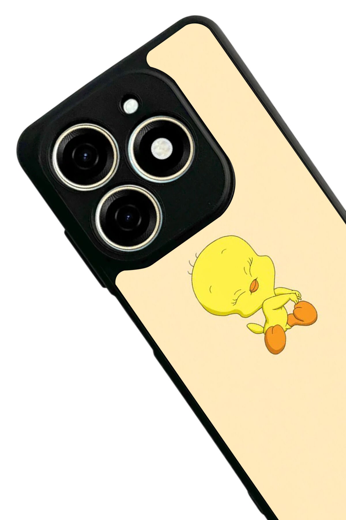 Tecno Spark 20/20C Uyumlu Tweety Tasarımlı Glossy Premium Kılıf