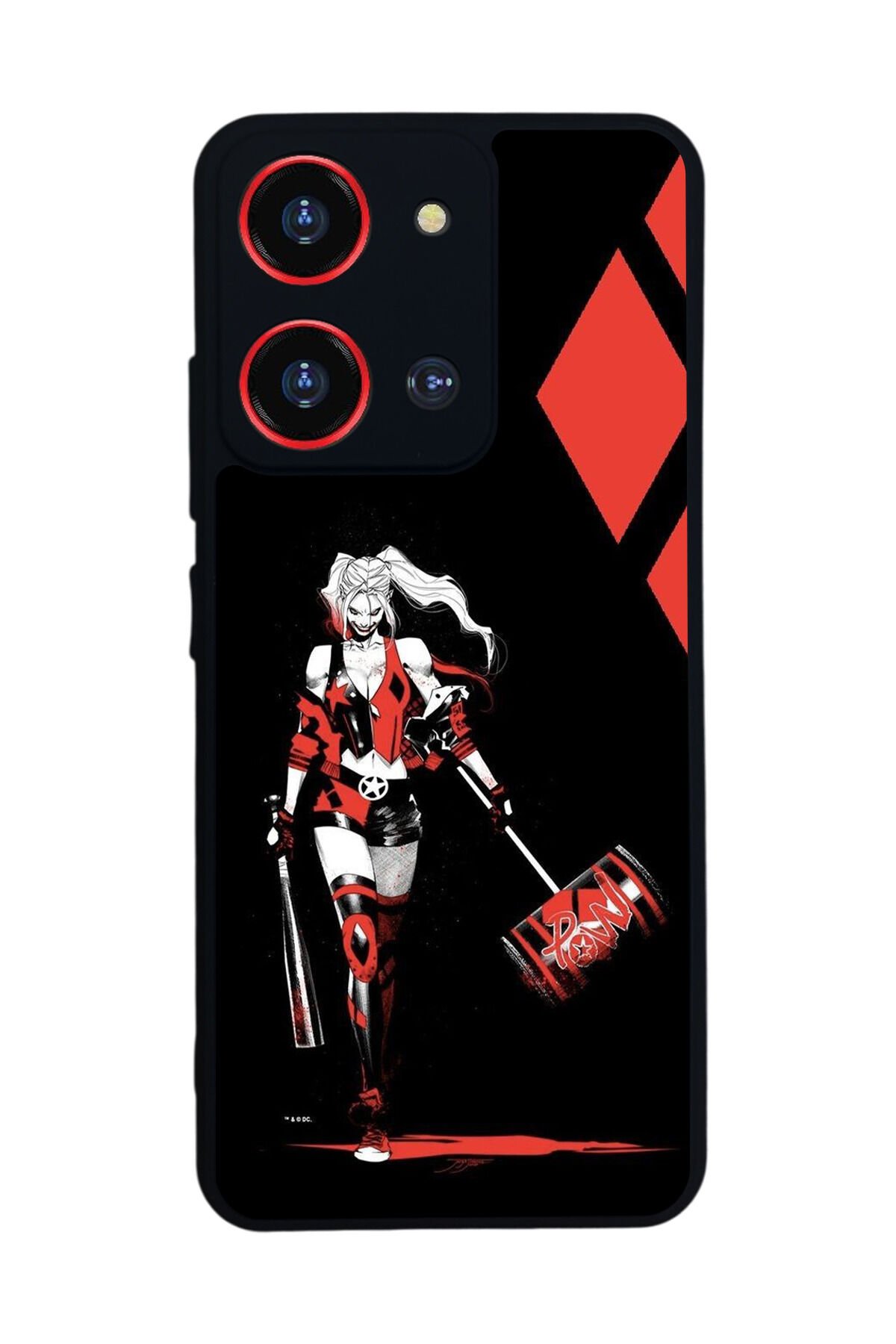 Reeder S19 Max Pro S ZOOM Uyumlu HarleyQueen Tasarımlı Glossy Premium Kılıf