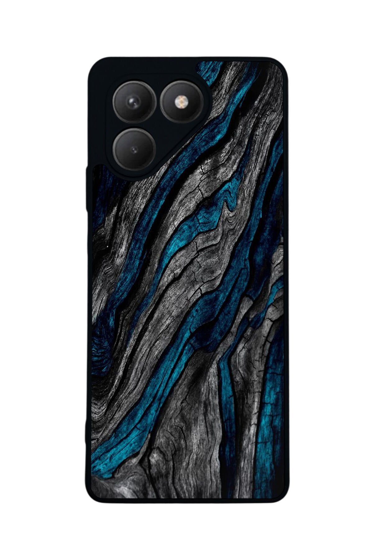 Tecno Pova 7 Mat Uyumlu Siyah Kılıf – Yumuşak Silikon, Koruyucu, Şok Emici Kapak