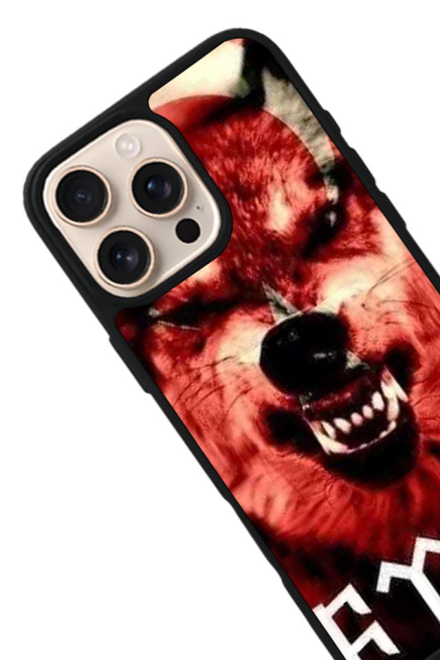 iPhone 15 Pro Max Uyumlu Bozkurt Tasarımlı Glossy Premium Kılıf