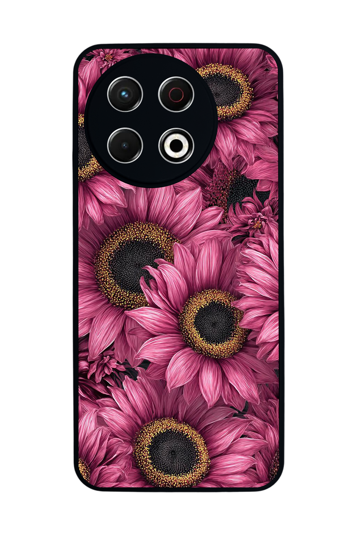 Tecno Spark 30 Pro Uyumlu Cicek Tasarımlı Glossy Premium Kılıf