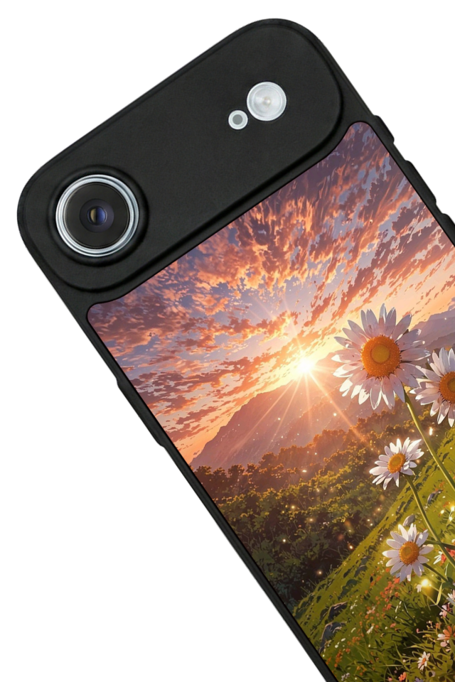 iPhone 17 Air Uyumlu Cicek Tasarımlı Glossy Premium Kılıf