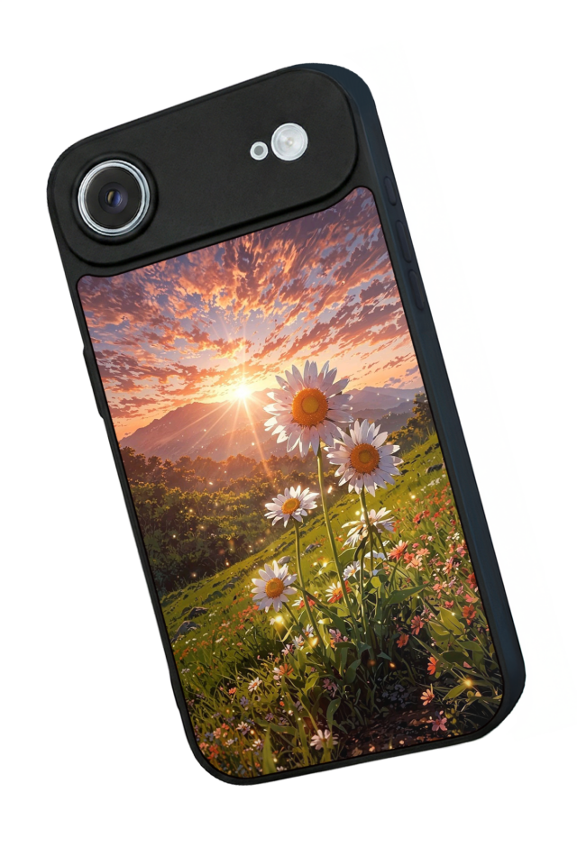 iPhone 17 Air Uyumlu Cicek Tasarımlı Glossy Premium Kılıf