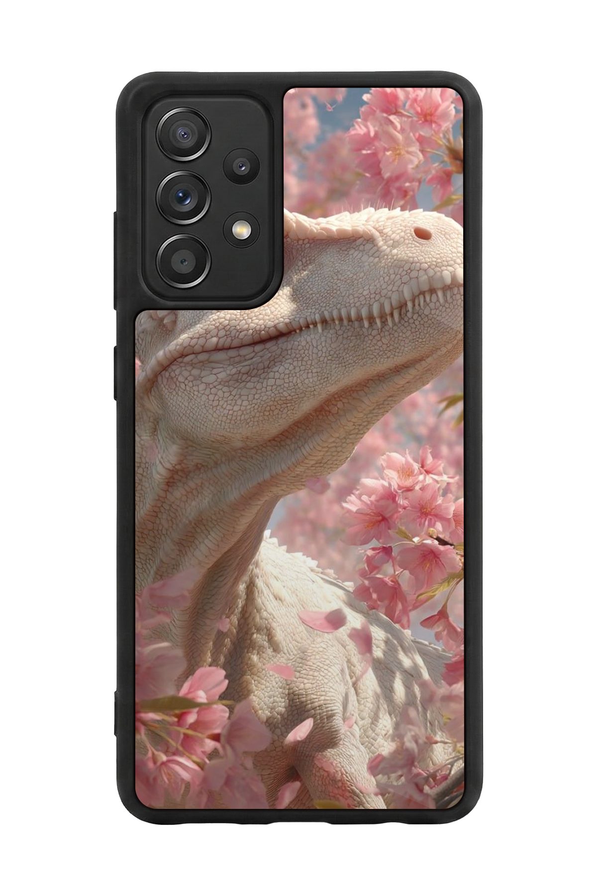 Samsung Galaxy A72 Uyumlu Dinazor Tasarımlı Glossy Premium Kılıf