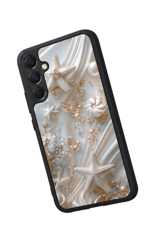 Samsung Galaxy A34 Uyumlu  İnci Tasarımlı Glossy Premium Kılıf