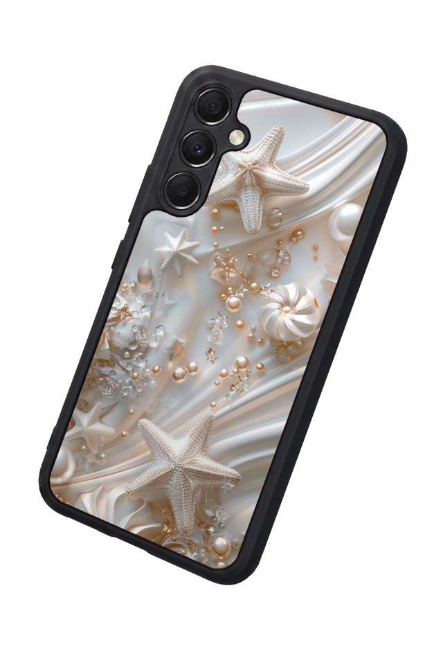 Samsung Galaxy A34 Uyumlu  İnci Tasarımlı Glossy Premium Kılıf
