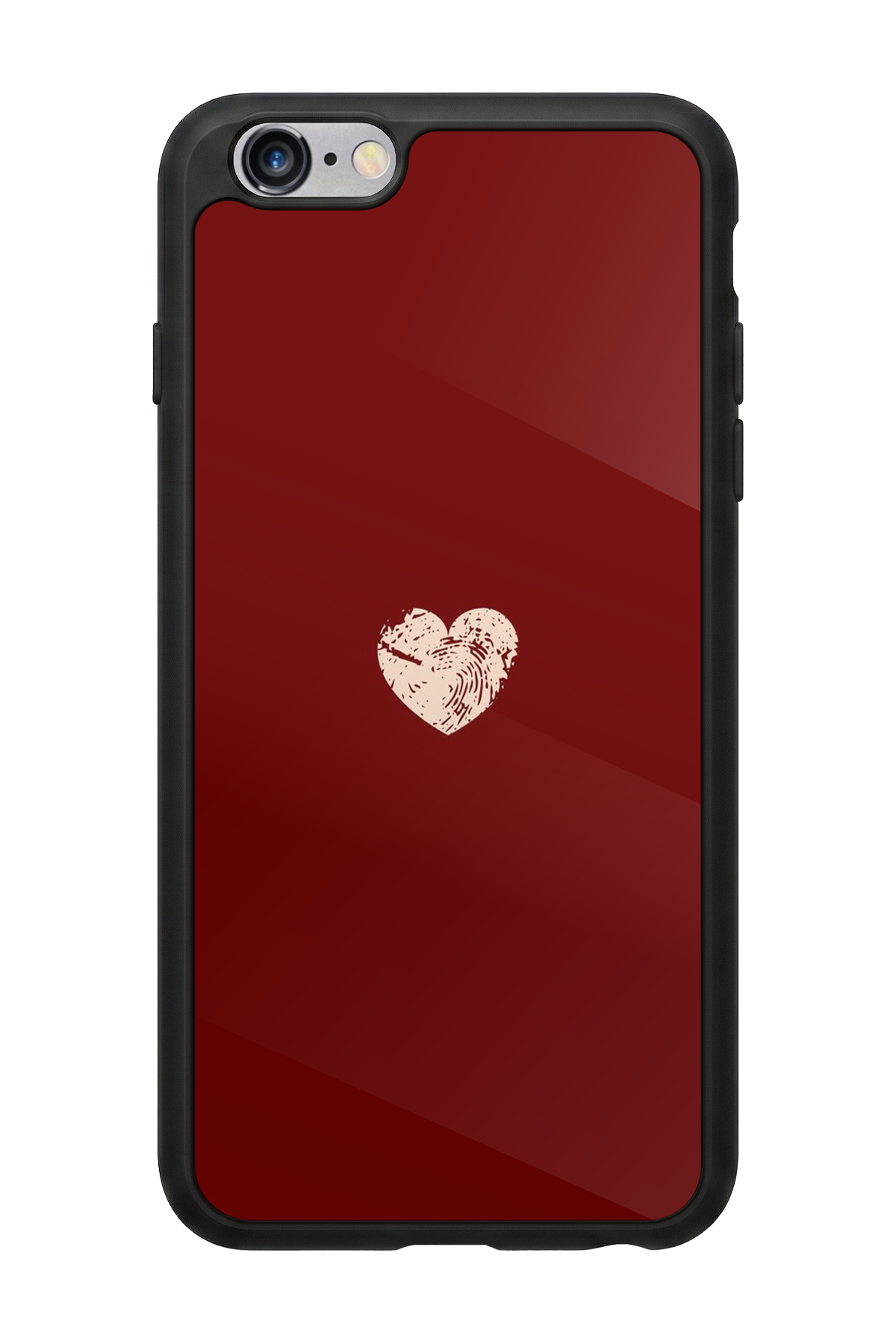 iPhone 6 Plus Uyumlu Kalp Love Tasarımlı Glossy Premium Kılıf