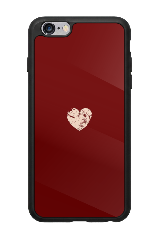 iPhone 6 Plus Uyumlu Kalp Love Tasarımlı Glossy Premium Kılıf