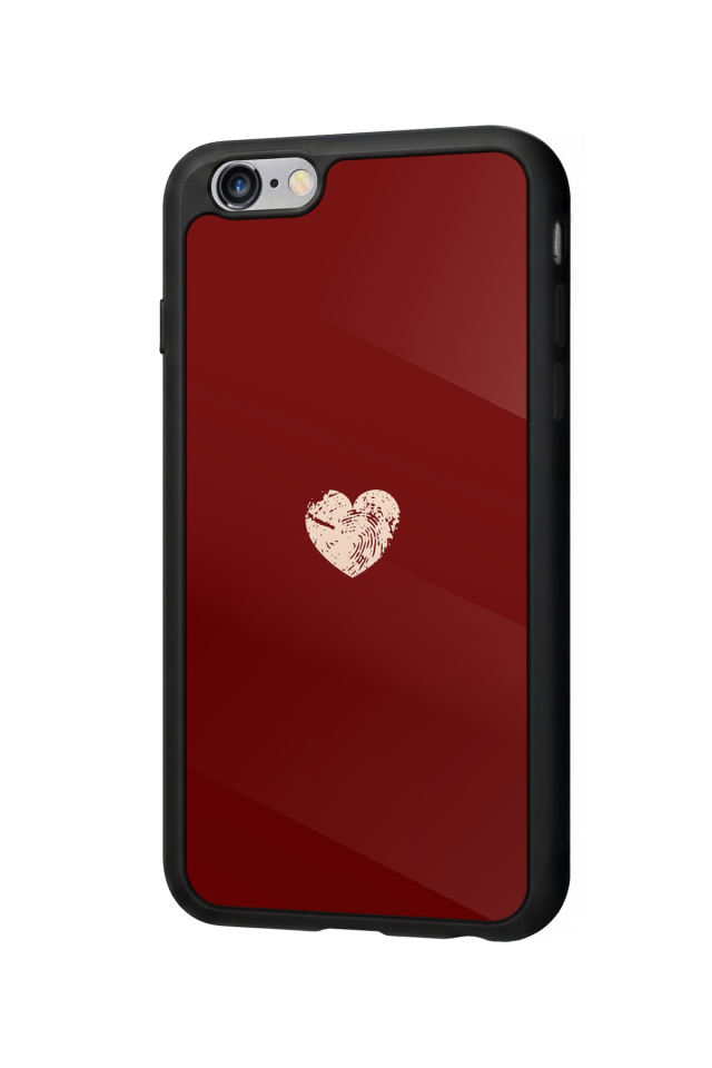iPhone 6 Plus Uyumlu Kalp Love Tasarımlı Glossy Premium Kılıf