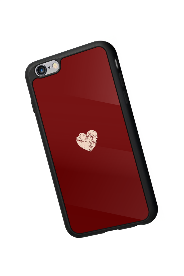 iPhone 6 Plus Uyumlu Kalp Love Tasarımlı Glossy Premium Kılıf