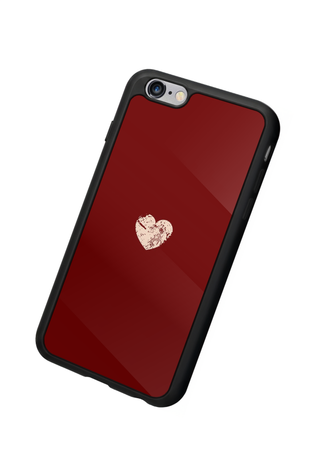 iPhone 6 Plus Uyumlu Kalp Love Tasarımlı Glossy Premium Kılıf