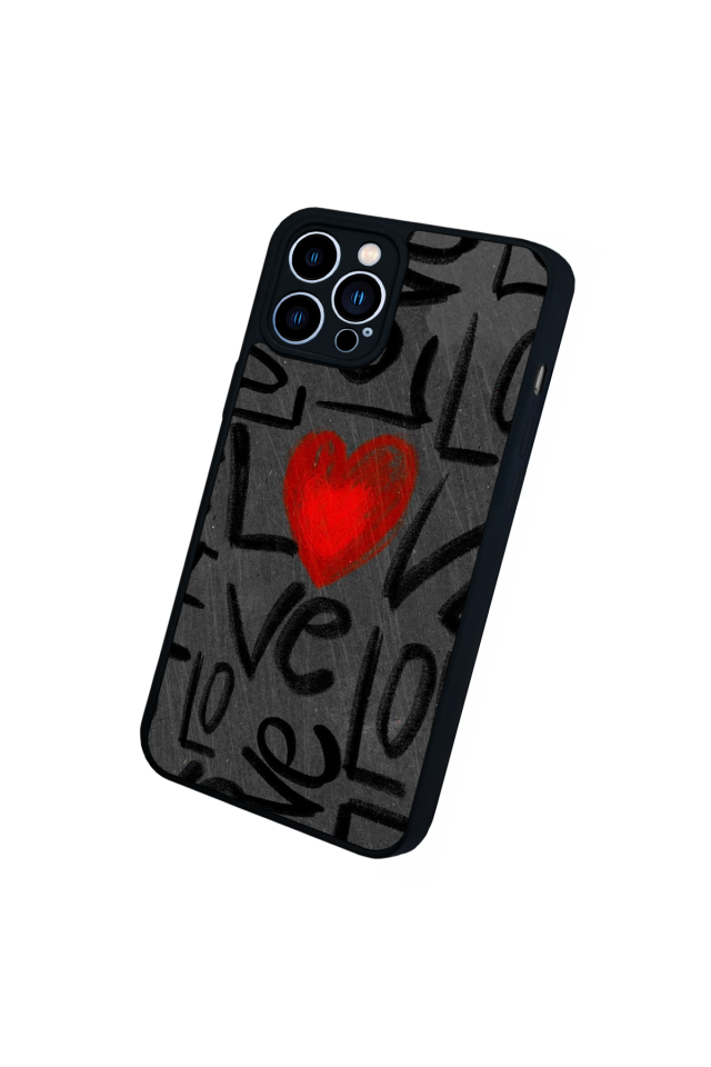 iPhone 12 Pro Max Uyumlu Love Tasarımlı Glossy Premium Kılıf