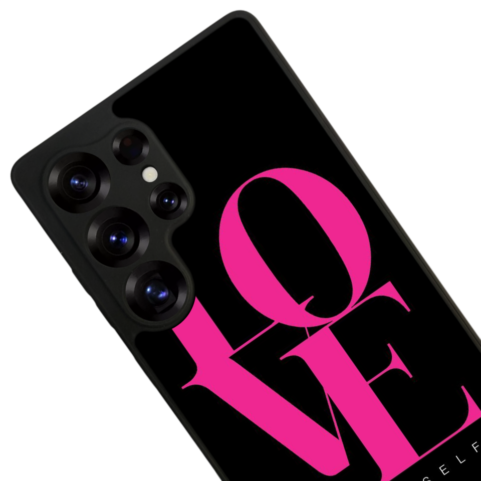 Samsung Galaxy S25 Ultra Uyumlu Love Tasarımlı Glossy Premium Kılıf