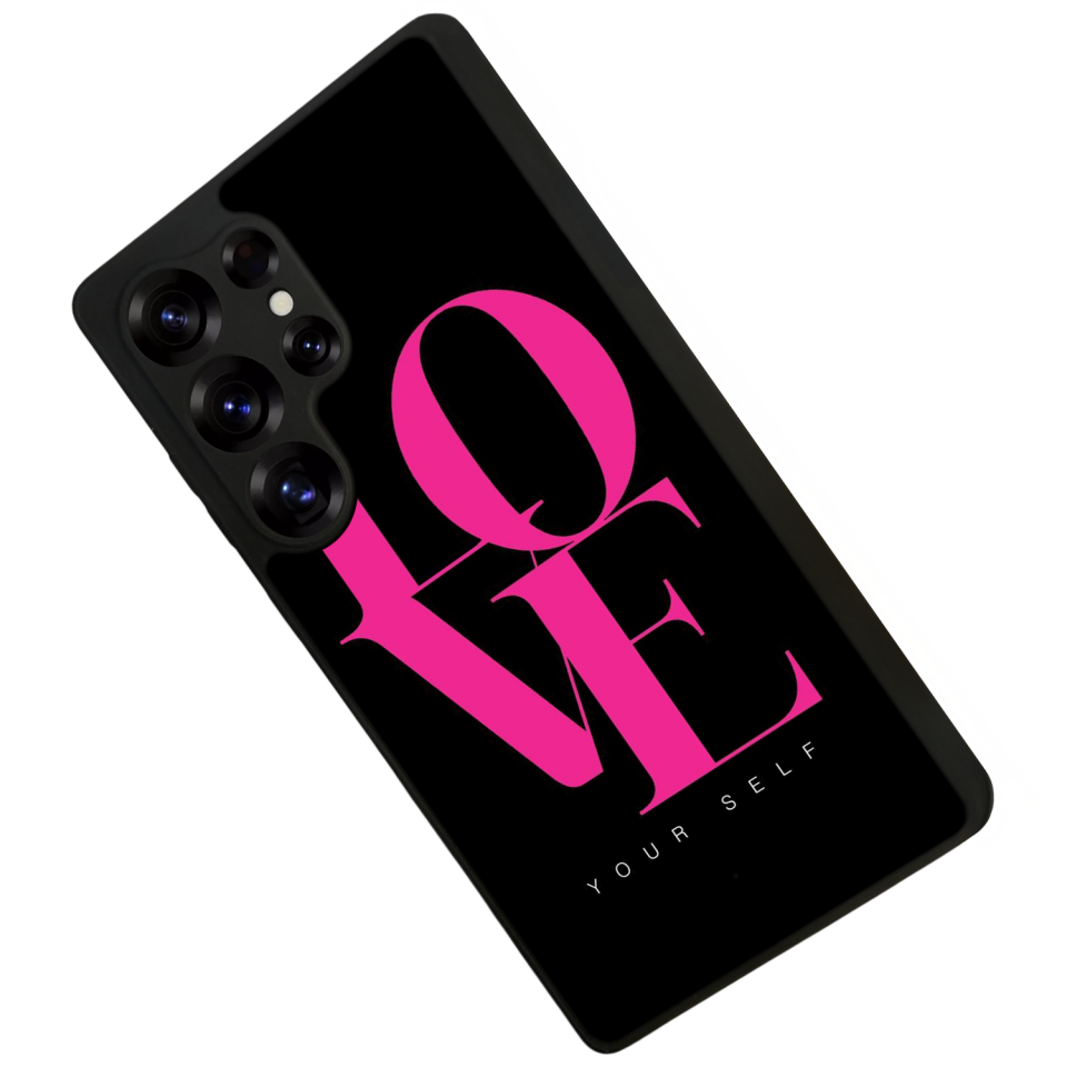 Samsung Galaxy S25 Ultra Uyumlu Love Tasarımlı Glossy Premium Kılıf