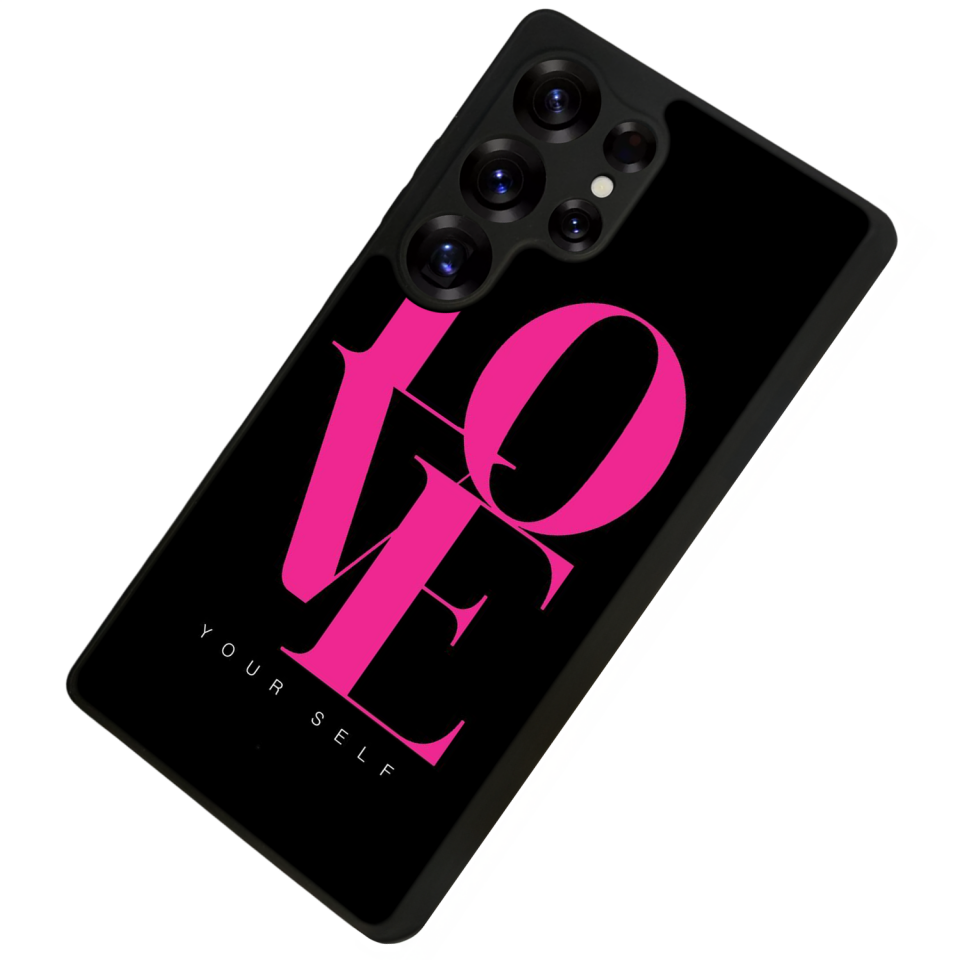 Samsung Galaxy S25 Ultra Uyumlu Love Tasarımlı Glossy Premium Kılıf