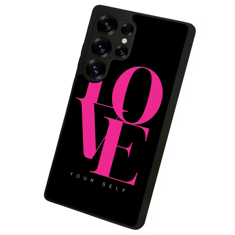Samsung Galaxy S25 Ultra Uyumlu Love Tasarımlı Glossy Premium Kılıf