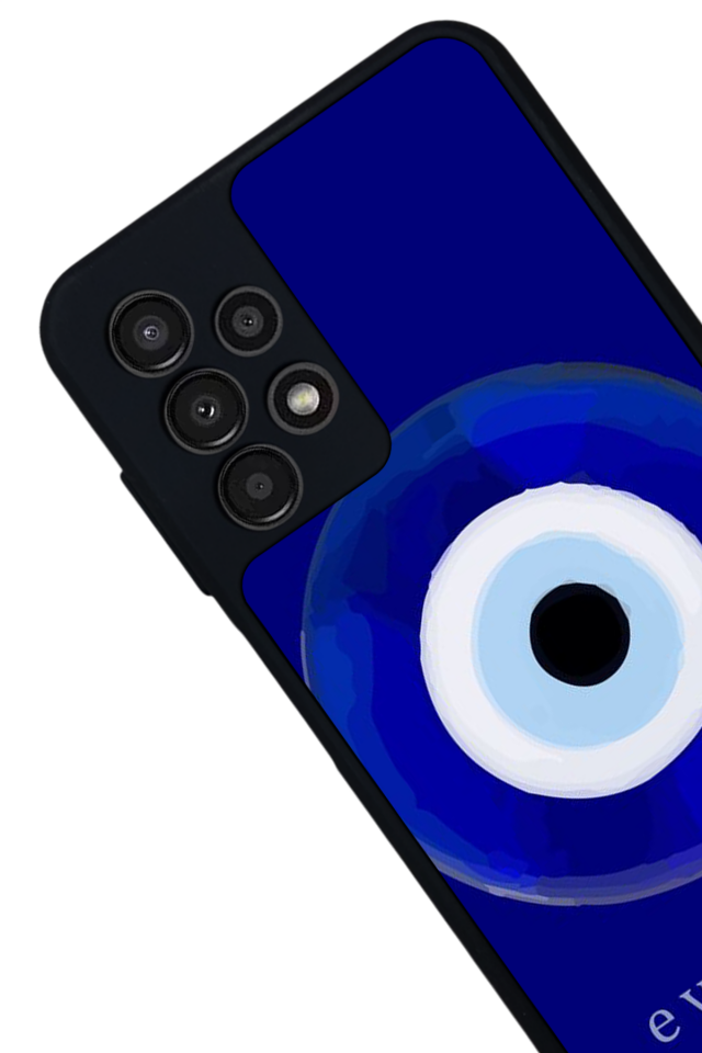 Samsung Galaxy A23 Uyumlu Nazar Tasarımlı Glossy Premium Kılıf