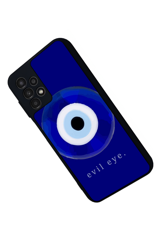 Samsung Galaxy A23 Uyumlu Nazar Tasarımlı Glossy Premium Kılıf
