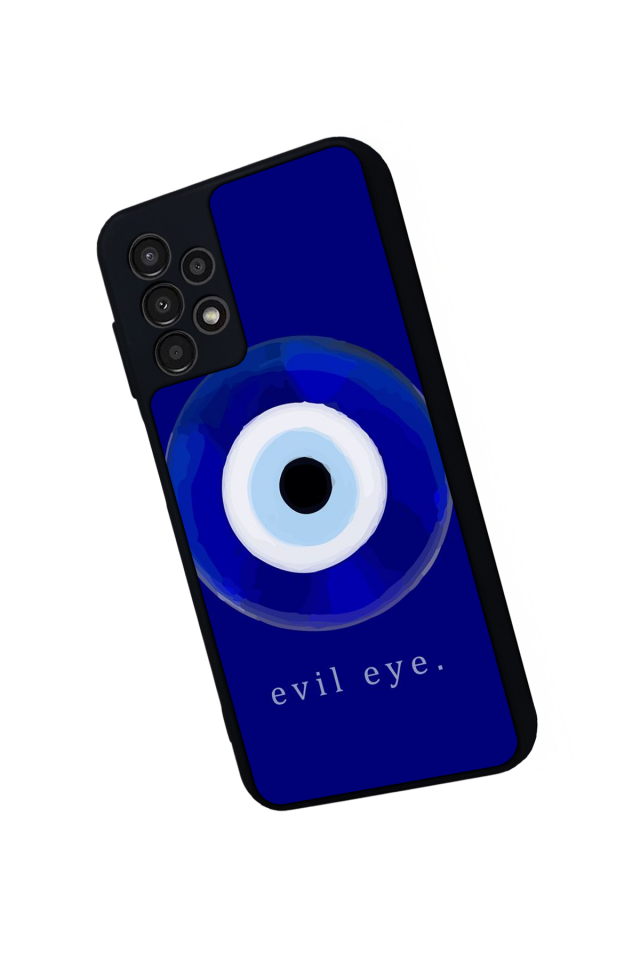Samsung Galaxy A23 Uyumlu Nazar Tasarımlı Glossy Premium Kılıf