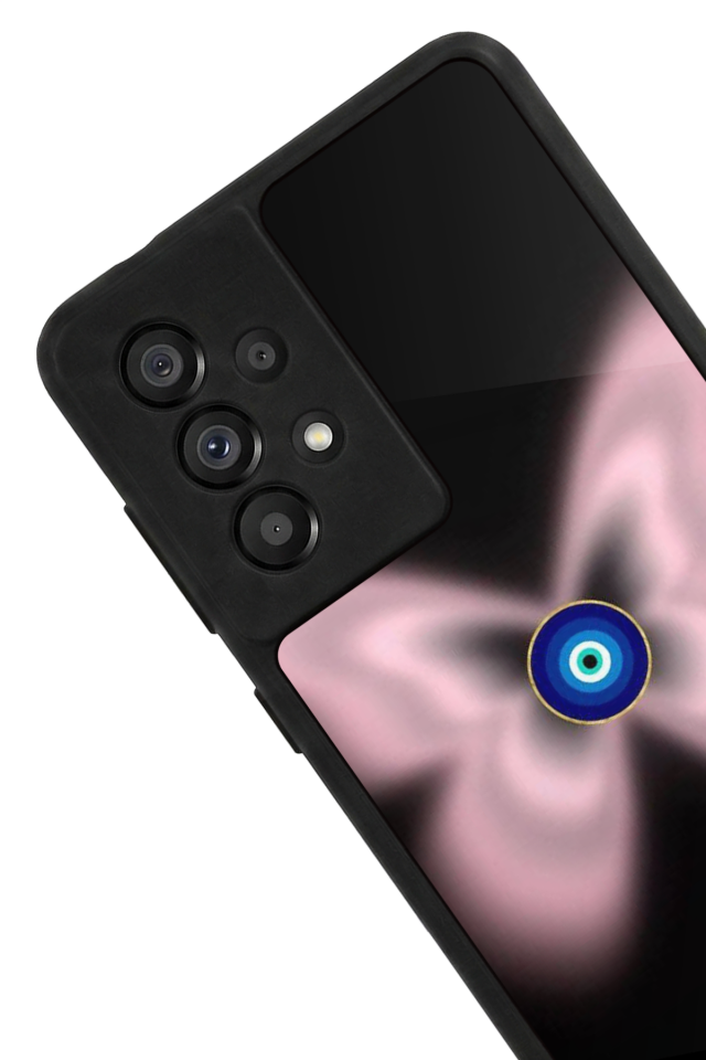 Samsung Galaxy A73 Uyumlu Nazar Tasarımlı Glossy Premium Kılıf