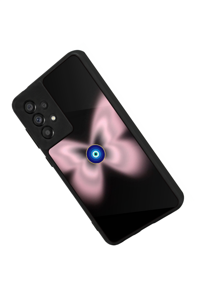 Samsung Galaxy A73 Uyumlu Nazar Tasarımlı Glossy Premium Kılıf