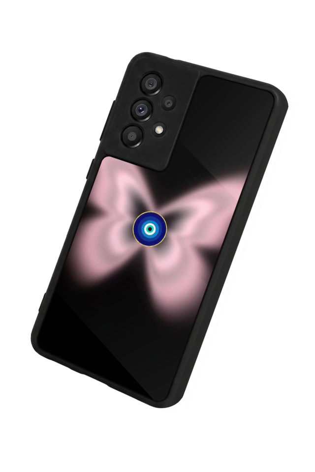 Samsung Galaxy A73 Uyumlu Nazar Tasarımlı Glossy Premium Kılıf