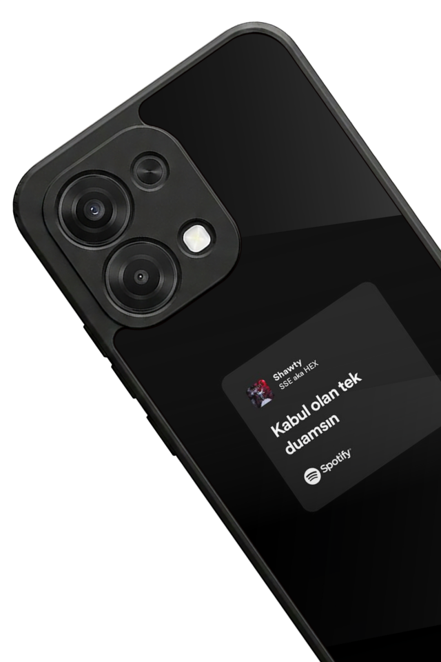 Oppo A6 Pro Uyumlu Sarki Sozleri Tasarımlı Glossy Premium Kılıf