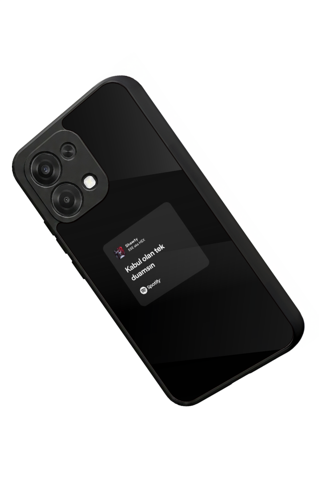 Oppo A6 Pro Uyumlu Sarki Sozleri Tasarımlı Glossy Premium Kılıf