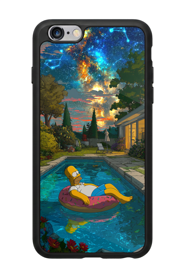 iPhone 6s Plus Uyumlu The Simpsons Tasarımlı Glossy Premium Kılıf