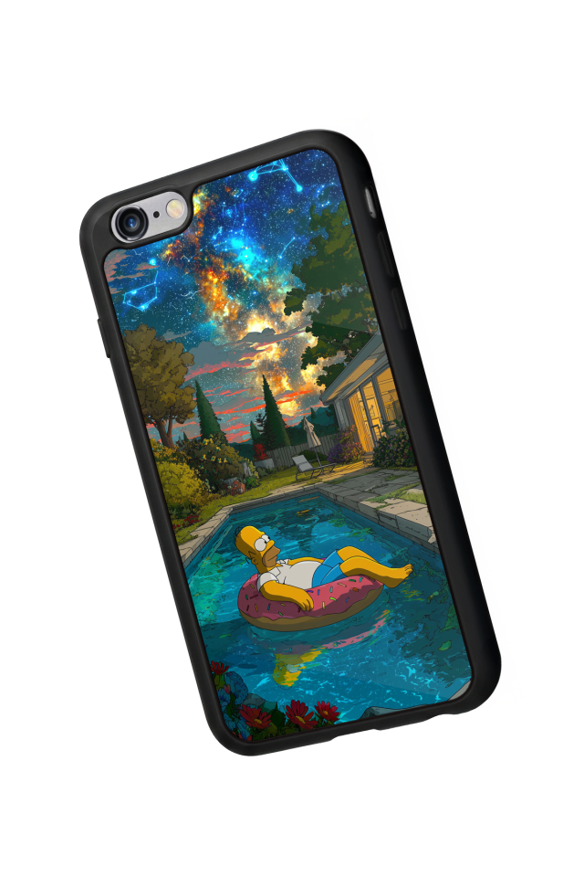 iPhone 6s Plus Uyumlu The Simpsons Tasarımlı Glossy Premium Kılıf