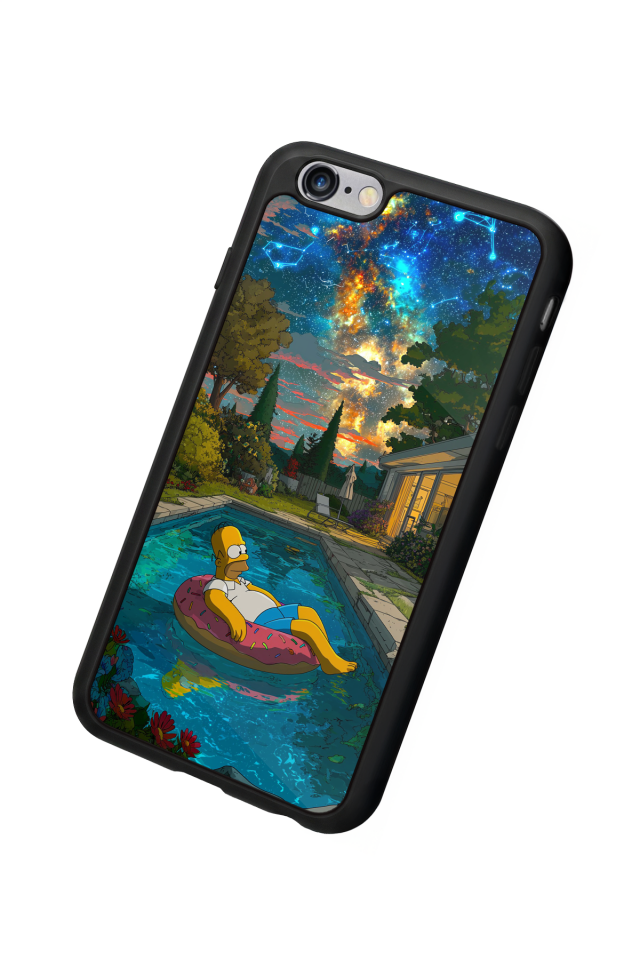 iPhone 6s Plus Uyumlu The Simpsons Tasarımlı Glossy Premium Kılıf