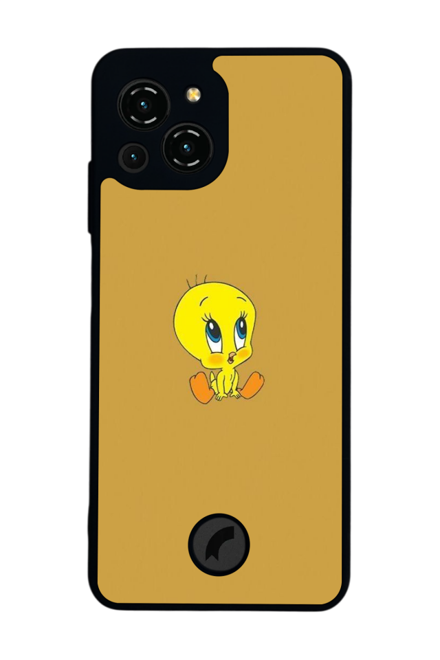 Reeder S23 Pro Max Uyumlu tweety Tasarımlı Glossy Premium Kılıf