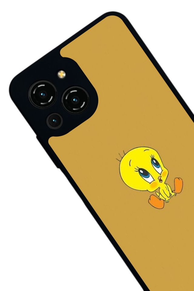 Reeder S23 Pro Max Uyumlu tweety Tasarımlı Glossy Premium Kılıf