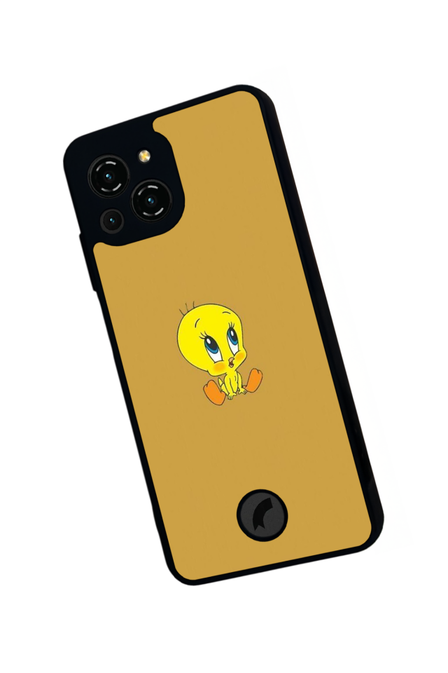 Reeder S23 Pro Max Uyumlu tweety Tasarımlı Glossy Premium Kılıf