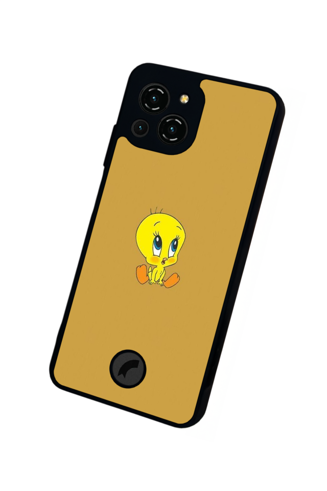 Reeder S23 Pro Max Uyumlu tweety Tasarımlı Glossy Premium Kılıf