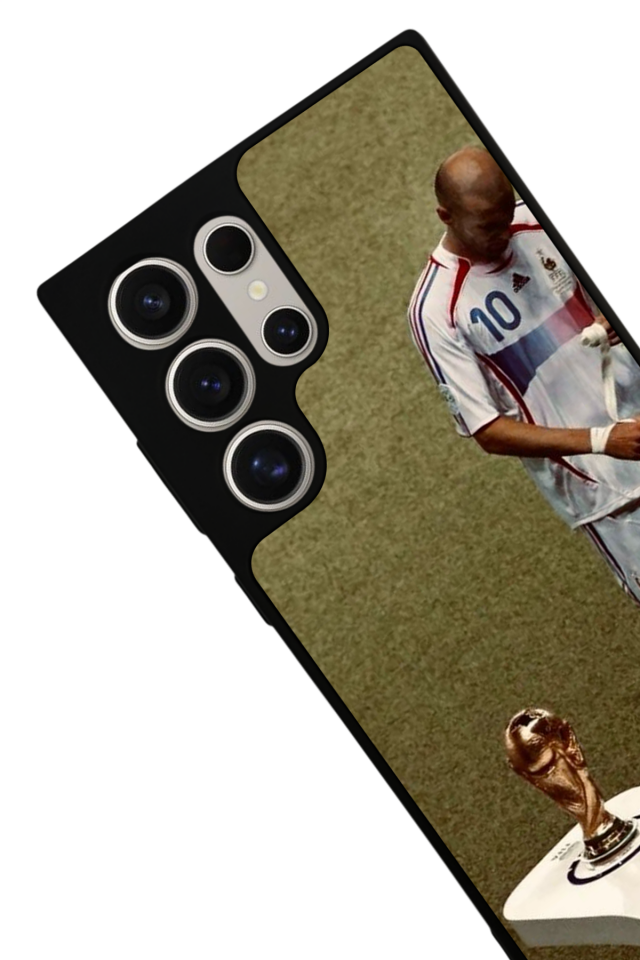 Samsung Galaxy S24 Ultra Uyumlu Zidane Tasarımlı Glossy Premium Kılıf