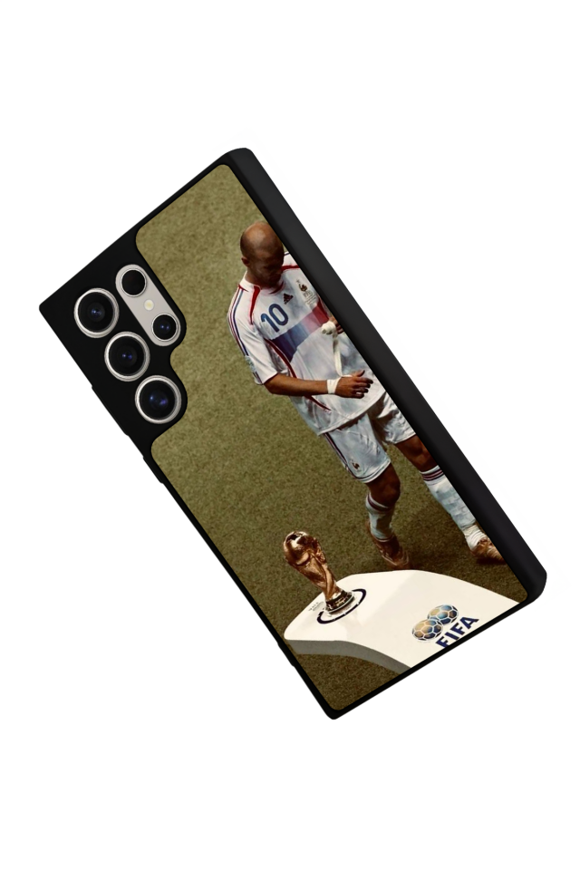Samsung Galaxy S24 Ultra Uyumlu Zidane Tasarımlı Glossy Premium Kılıf