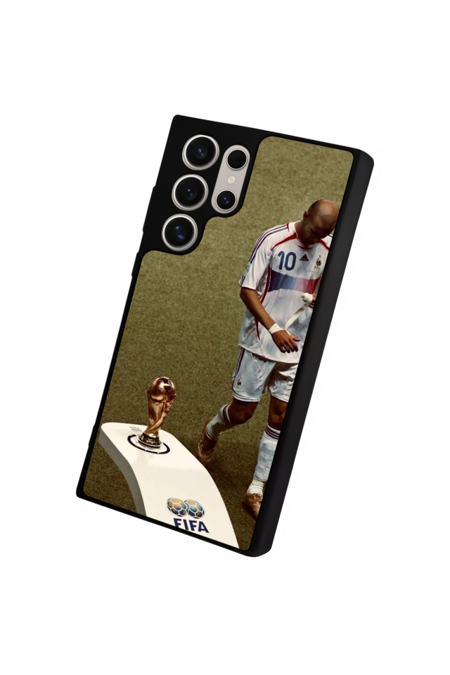 Samsung Galaxy S24 Ultra Uyumlu Zidane Tasarımlı Glossy Premium Kılıf