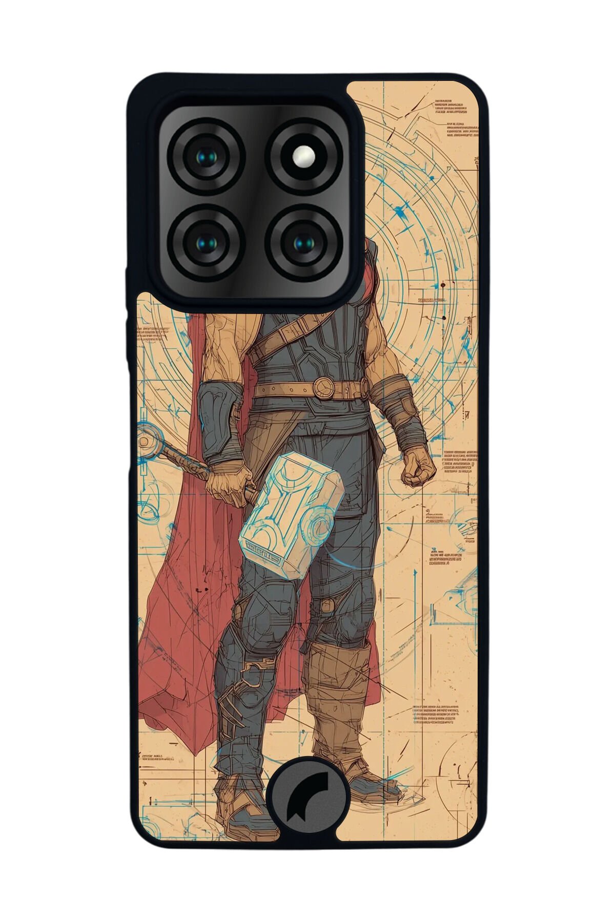 Reeder S71 Uyumlu Thor Tasarımlı Glossy Premium Kılıf
