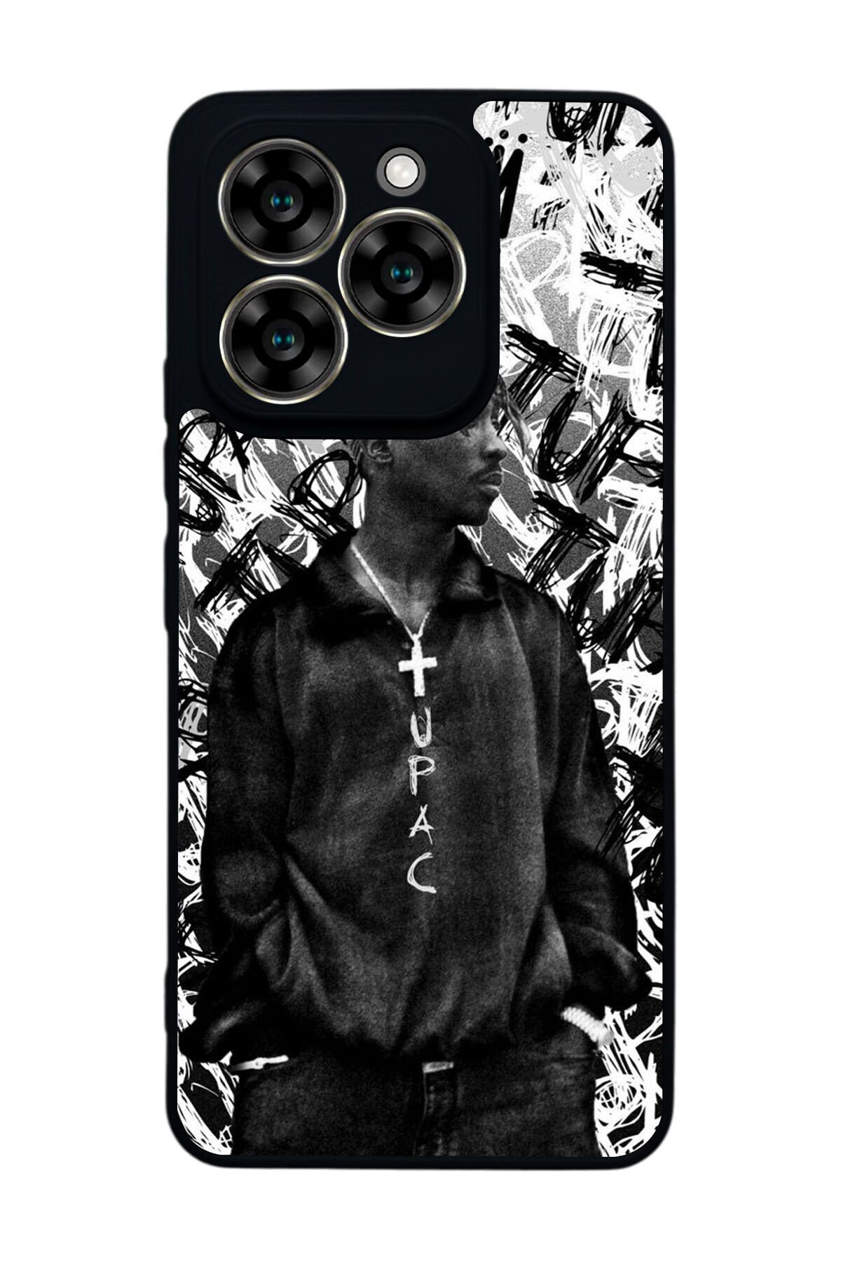 Reeder S919 Uyumlu Tupac Tasarımlı Glossy Premium Kılıf