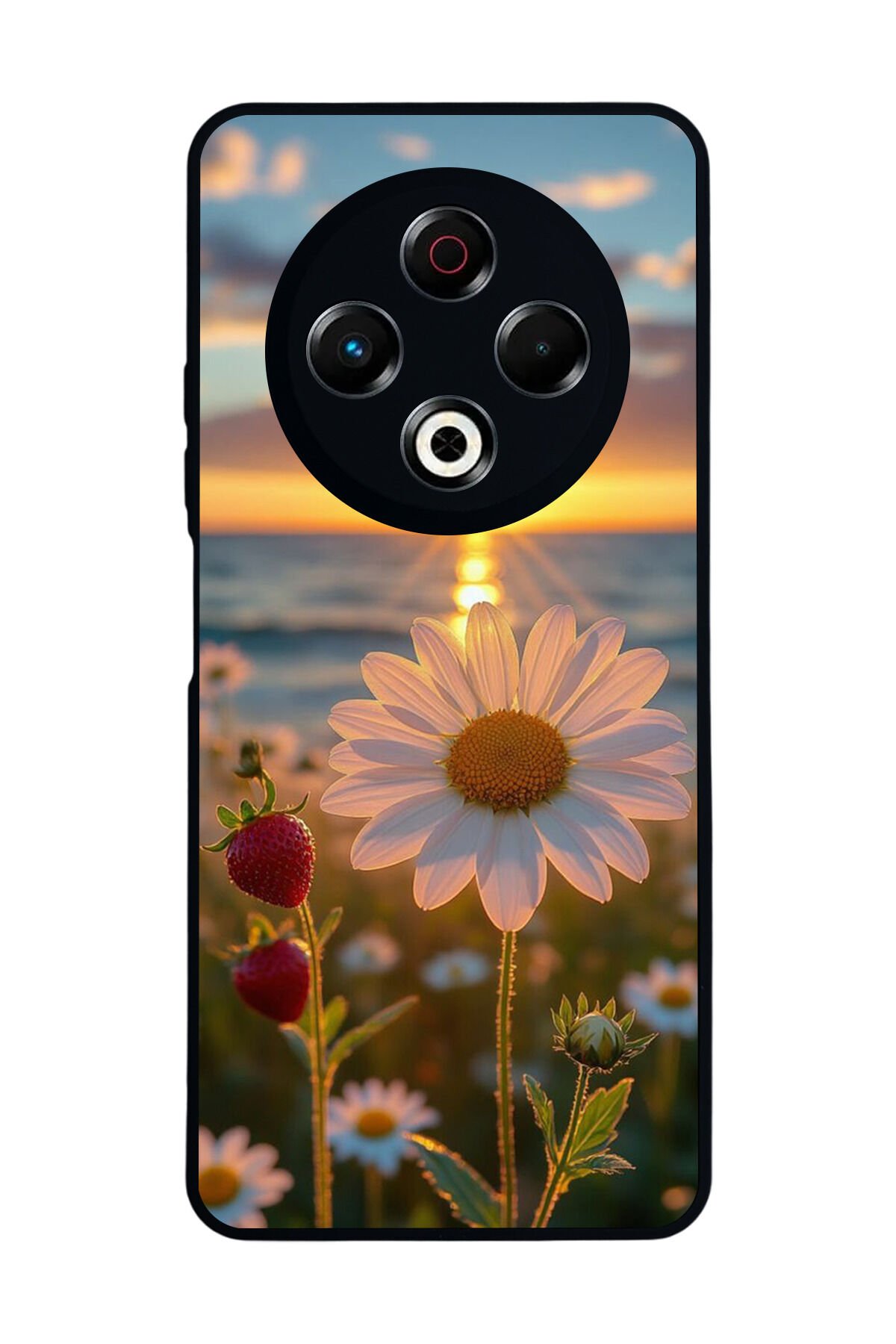 Tecno Spark 30 Uyumlu Cicek Tasarımlı Glossy Premium Kılıf