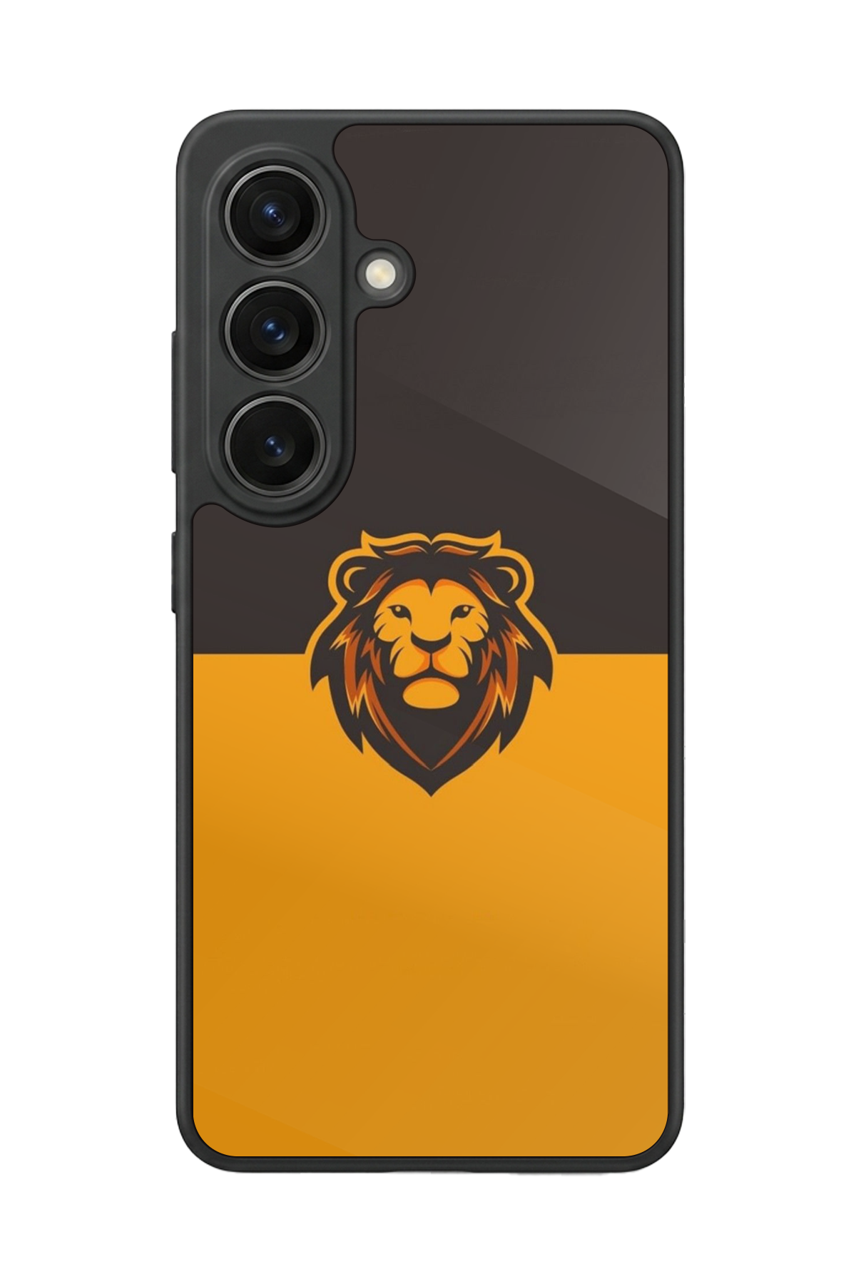 Samsung Galaxy S26 Uyumlu Aslan Tasarımlı Glossy Premium Kılıf